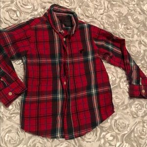 Red plaid 4t